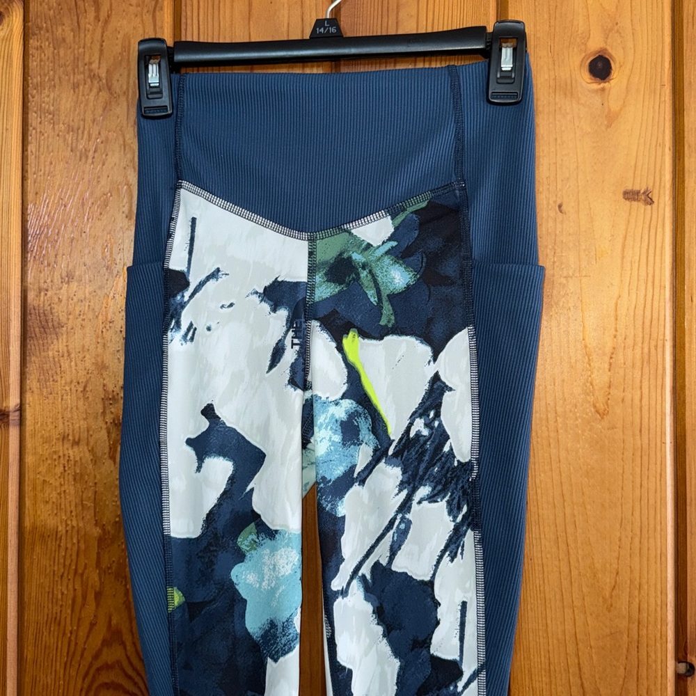 Abstract Print Leggings the north face legging pants size small workout gym - Picture 2 of 7